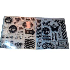 Close To My Heart It's Your Day CC1020 Clear Stamps Premium Set Crafting Scrapbo